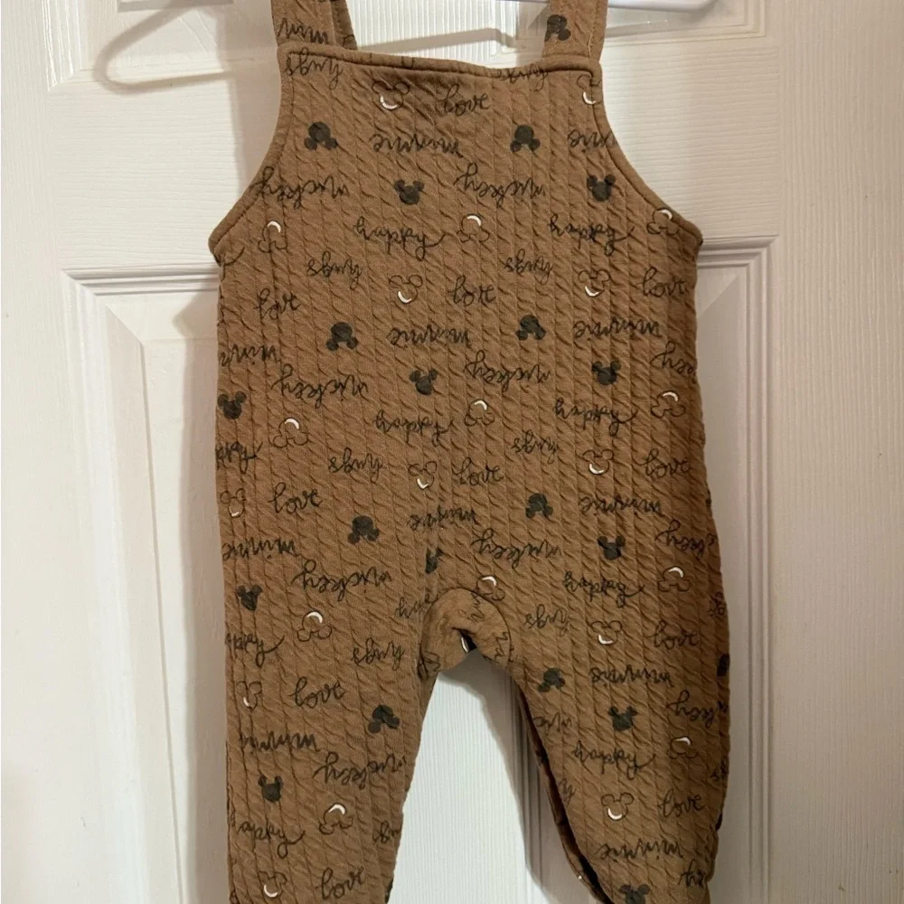 Disney Baby Mickey Mouse Quilted Overalls